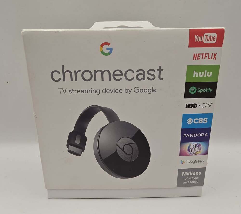 Google Chromecast 2nd Generation - in Box 1080p Portable Media Streamer